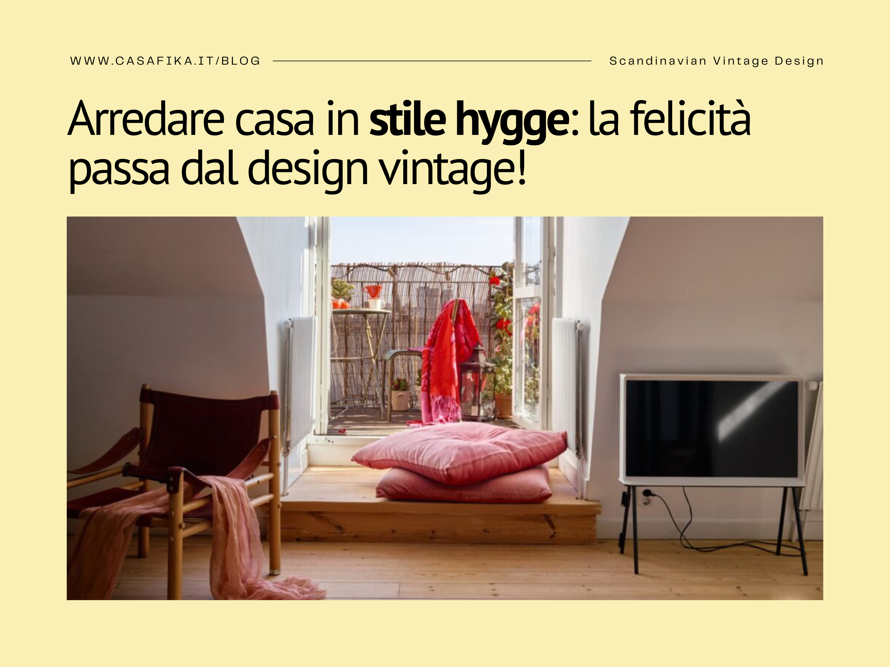 Arredare casa in stile hygge