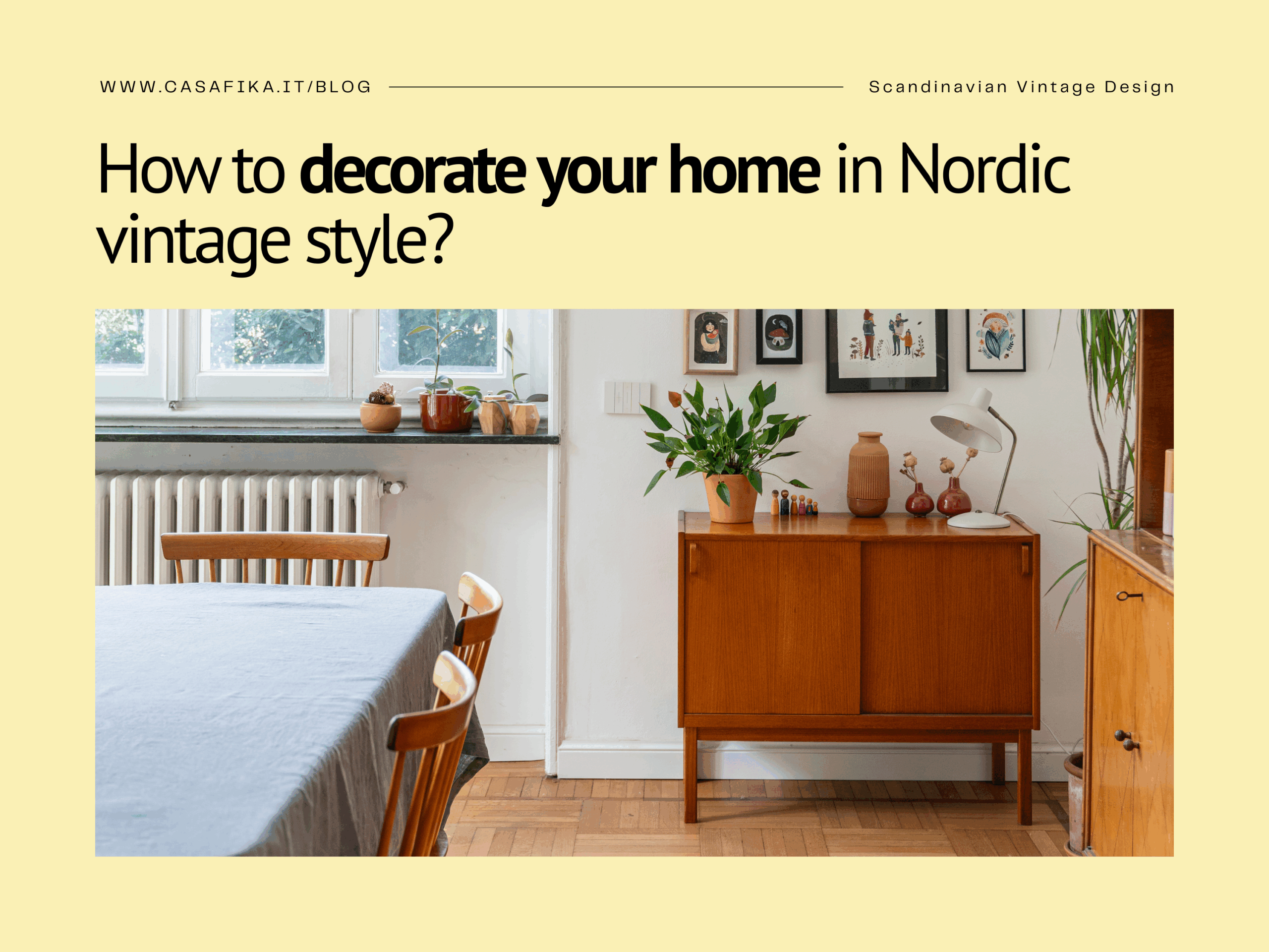 furnish the house in vintage