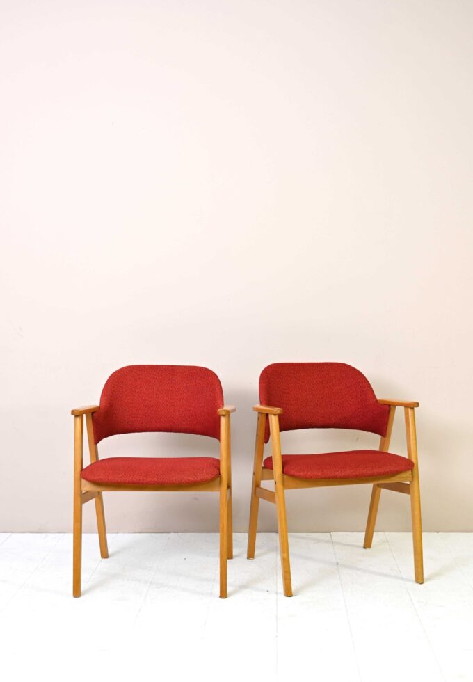 Pair of Nordic vintage armchairs
