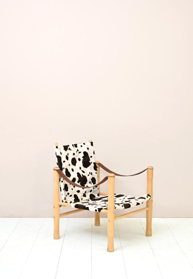 Elias Svedberg safari chair for NK, 1960s-a