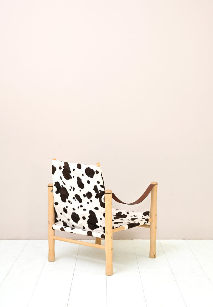 Elias Svedberg safari chair for NK, 1960s-b