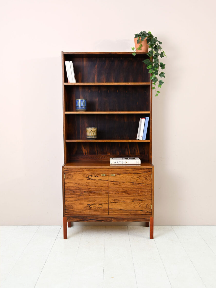 Libreria-scandinava-in-palissandro