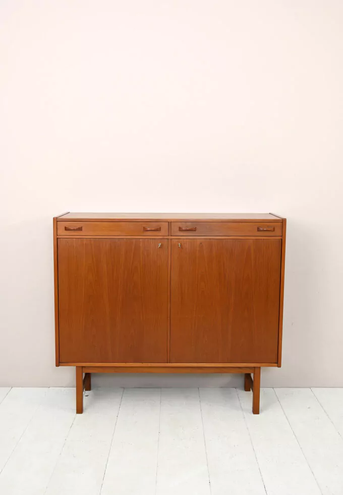 Scandinavian vintage sideboard with drawers