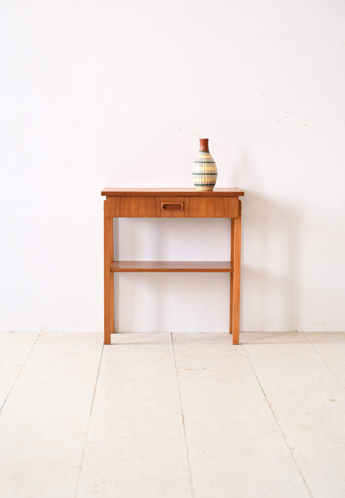 Comodino danese in teak-a