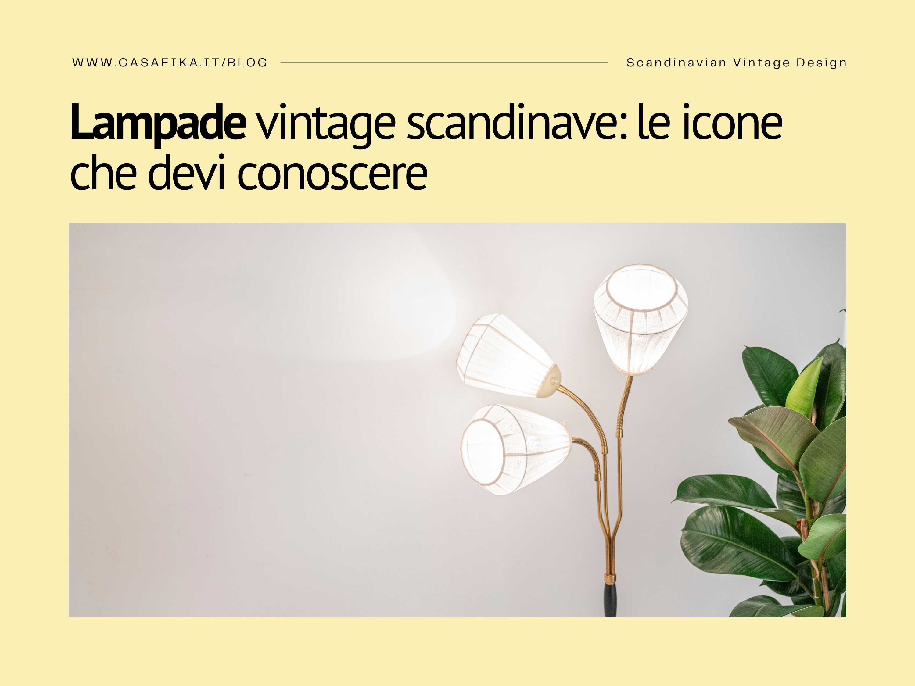 Lampade scandinave vintage