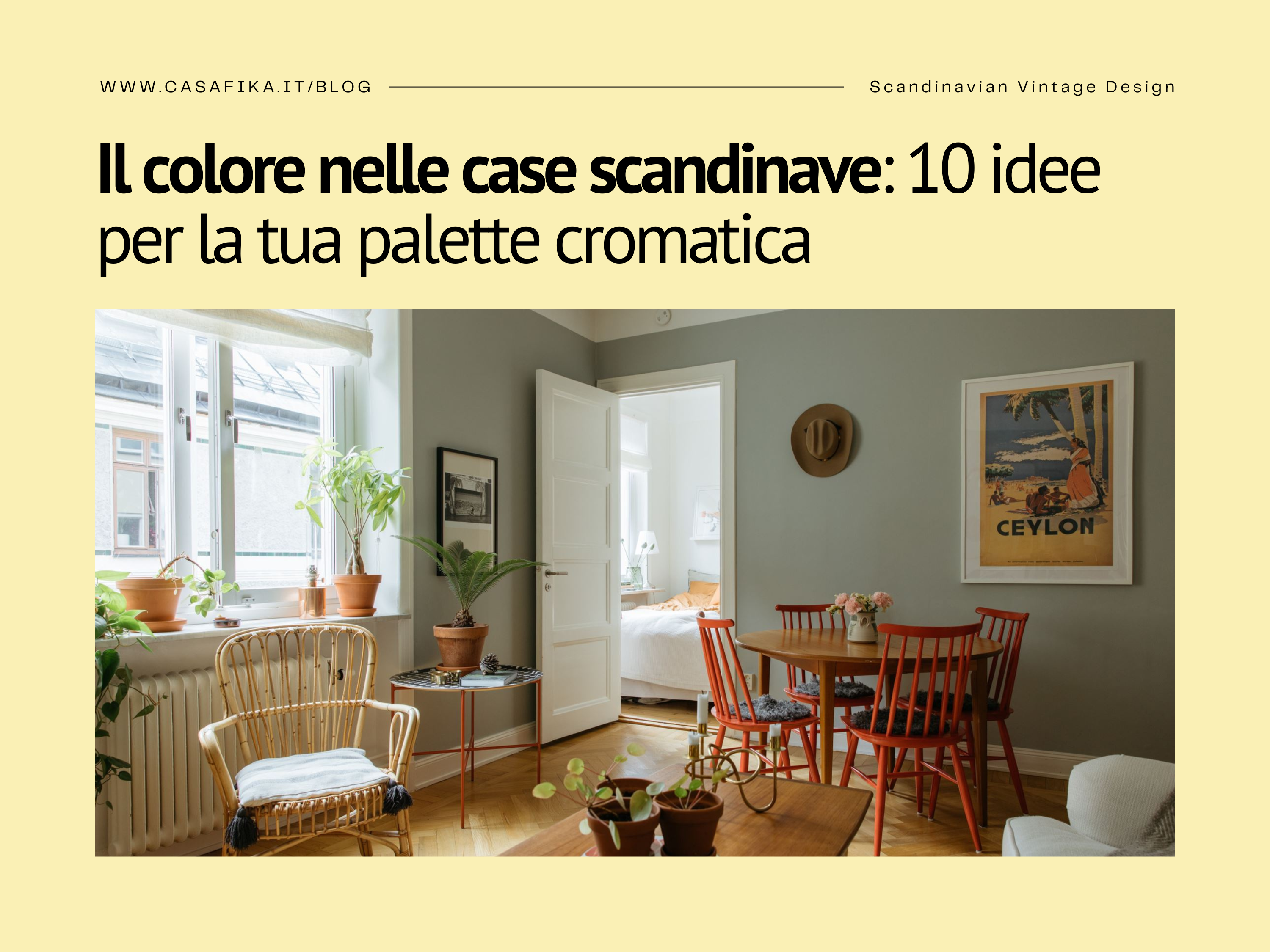 palette cromatica interni