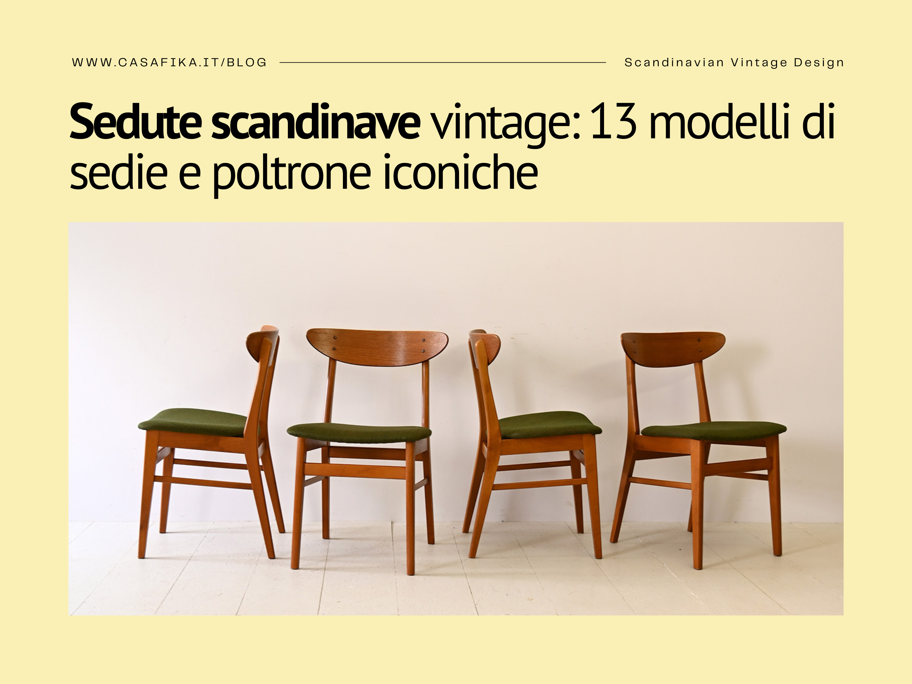 Sedute scandinave vintage