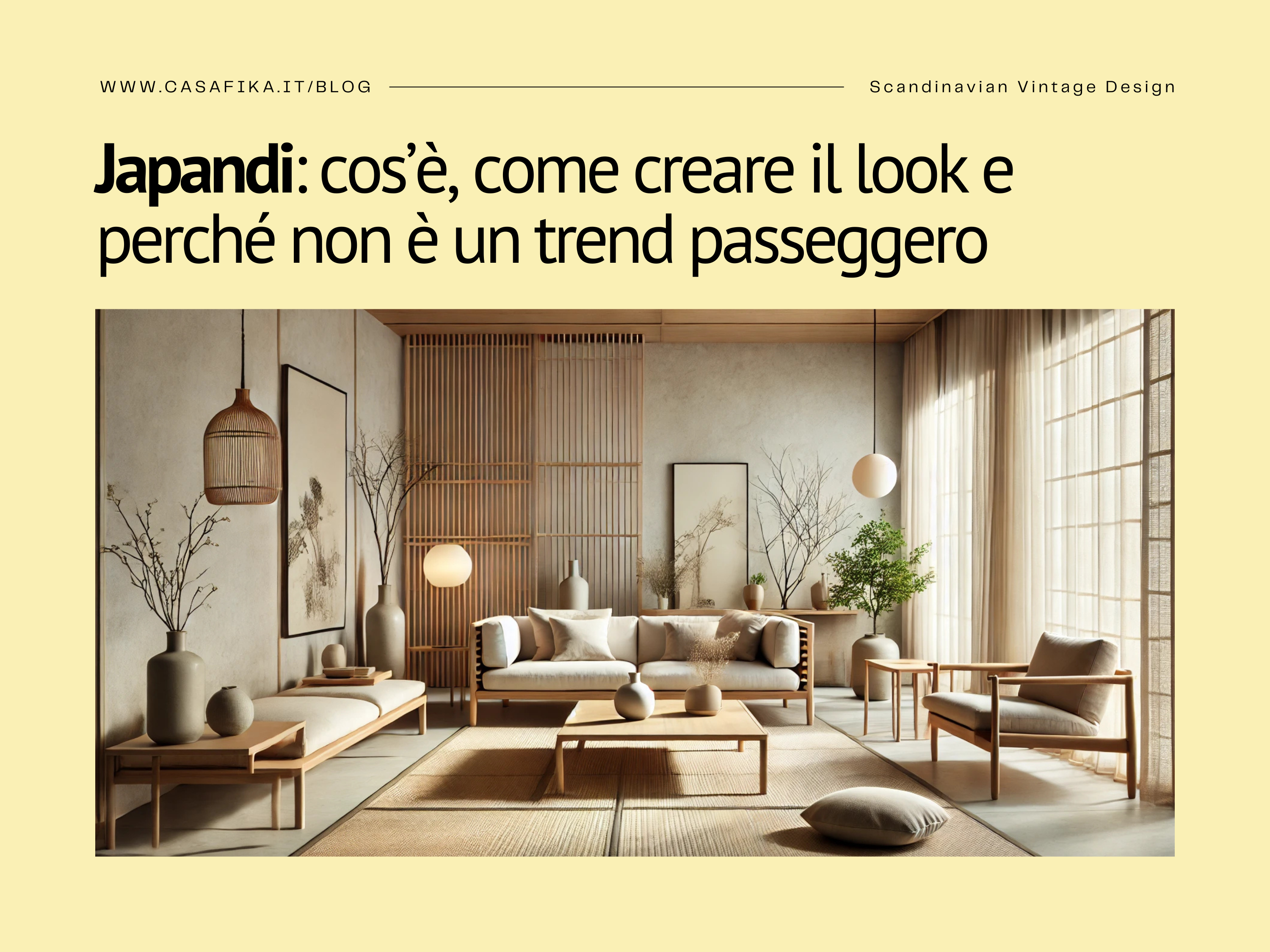 stile japandi