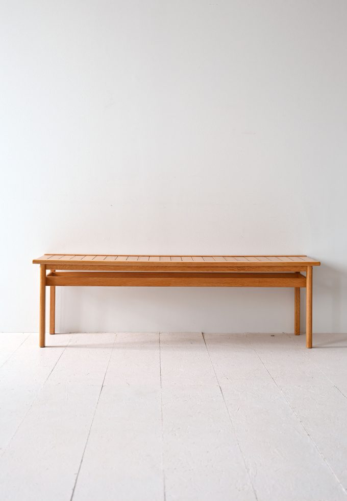 Panca scandinava in rovere-b