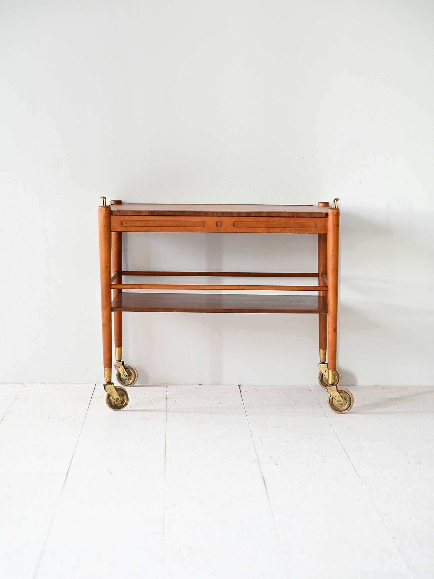 Carrello vintage mogano-b Carrello vintage in mogano-b