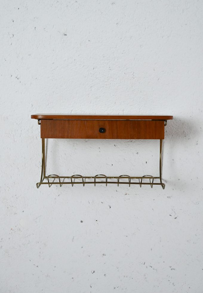 Comodino sospeso anni '60-b