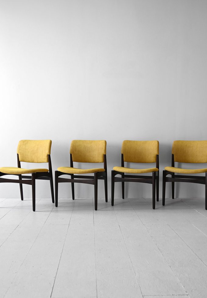 Set di 4 sedie Friz Hansen-a