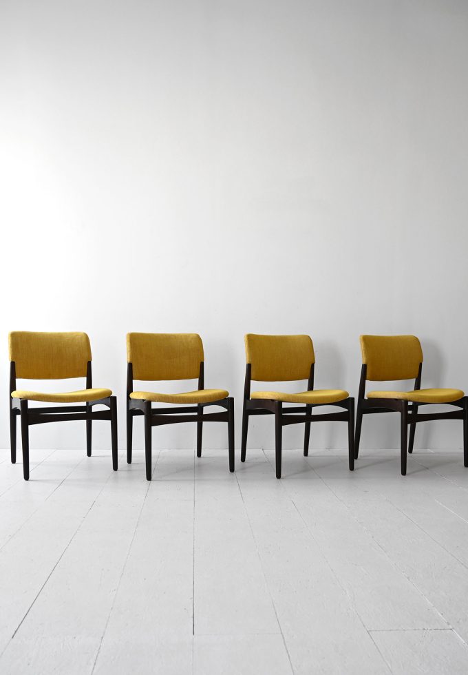 Set di 4 sedie Friz Hansen-b