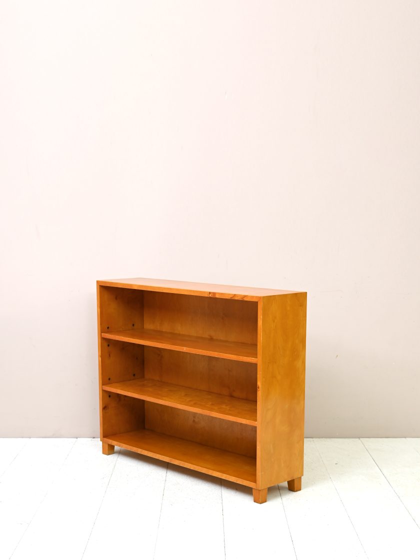 Libreria scandinava in radica-d