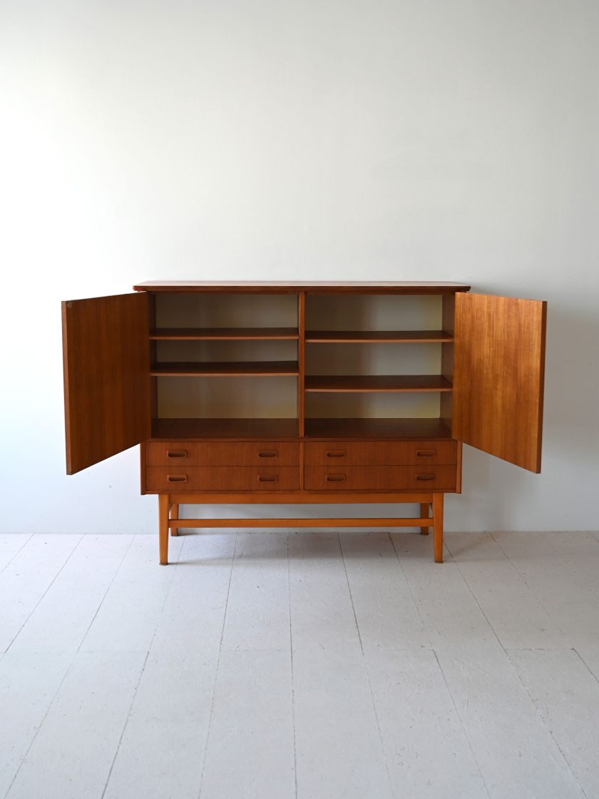Highboard scandinavo in teak-c