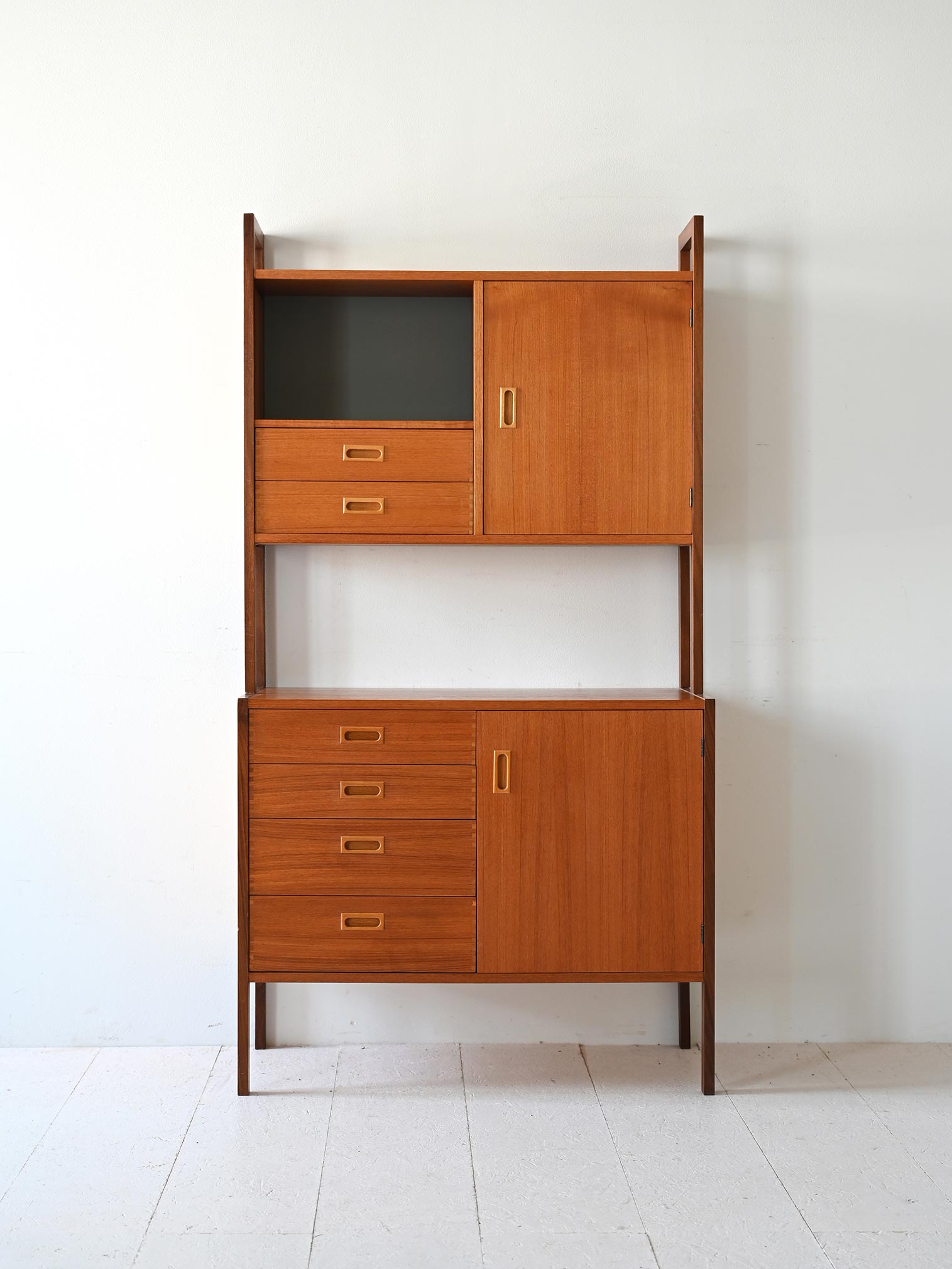 Credenza-Libreria vintage teak-b Credenza-Libreria vintage in teak-b