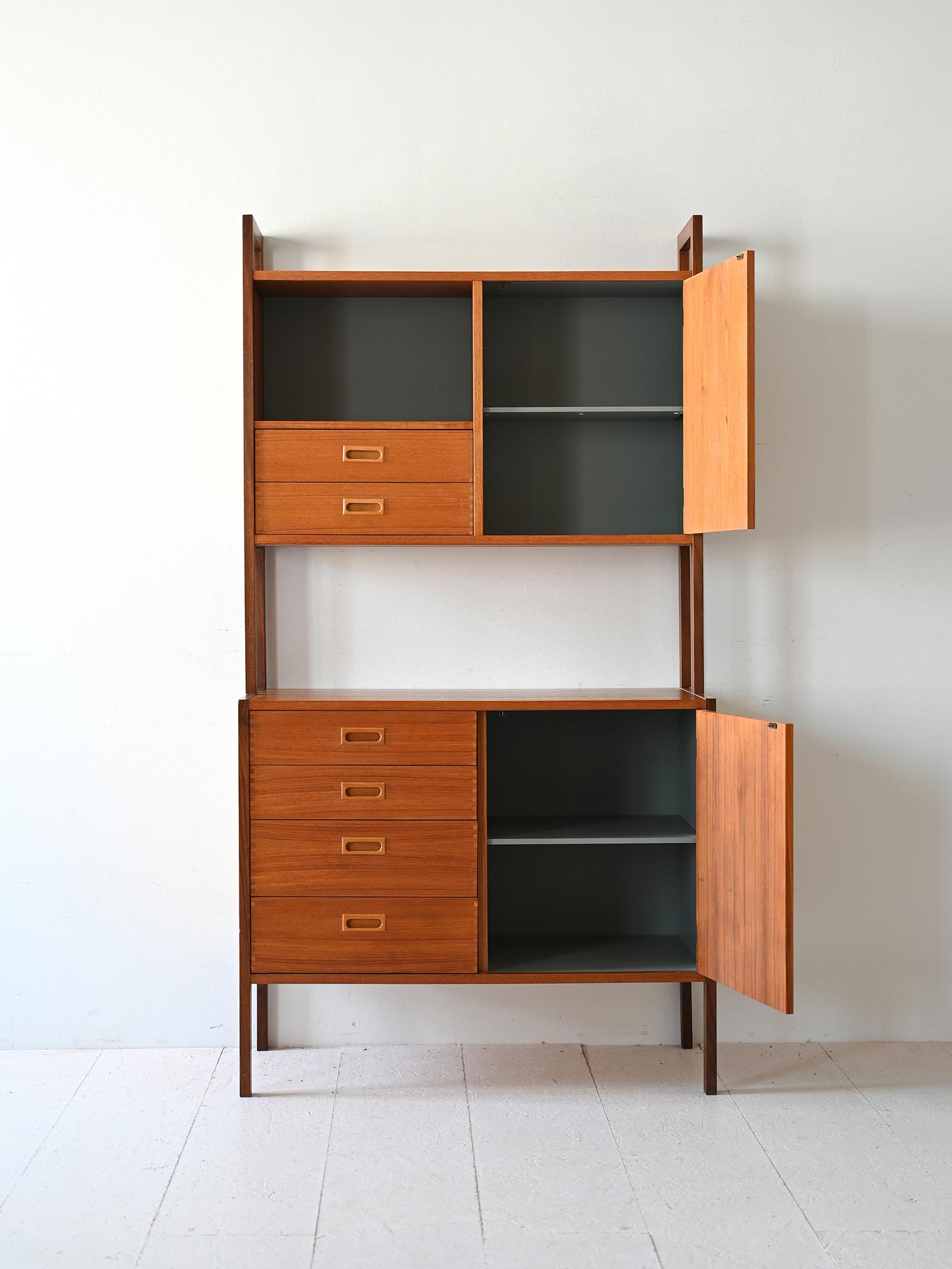 Credenza-Libreria vintage teak-c Credenza-Libreria vintage in teak-c