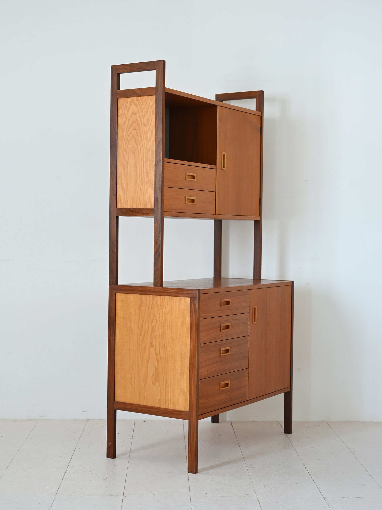 Credenza-Libreria vintage teak-d Credenza-Libreria vintage in teak-d