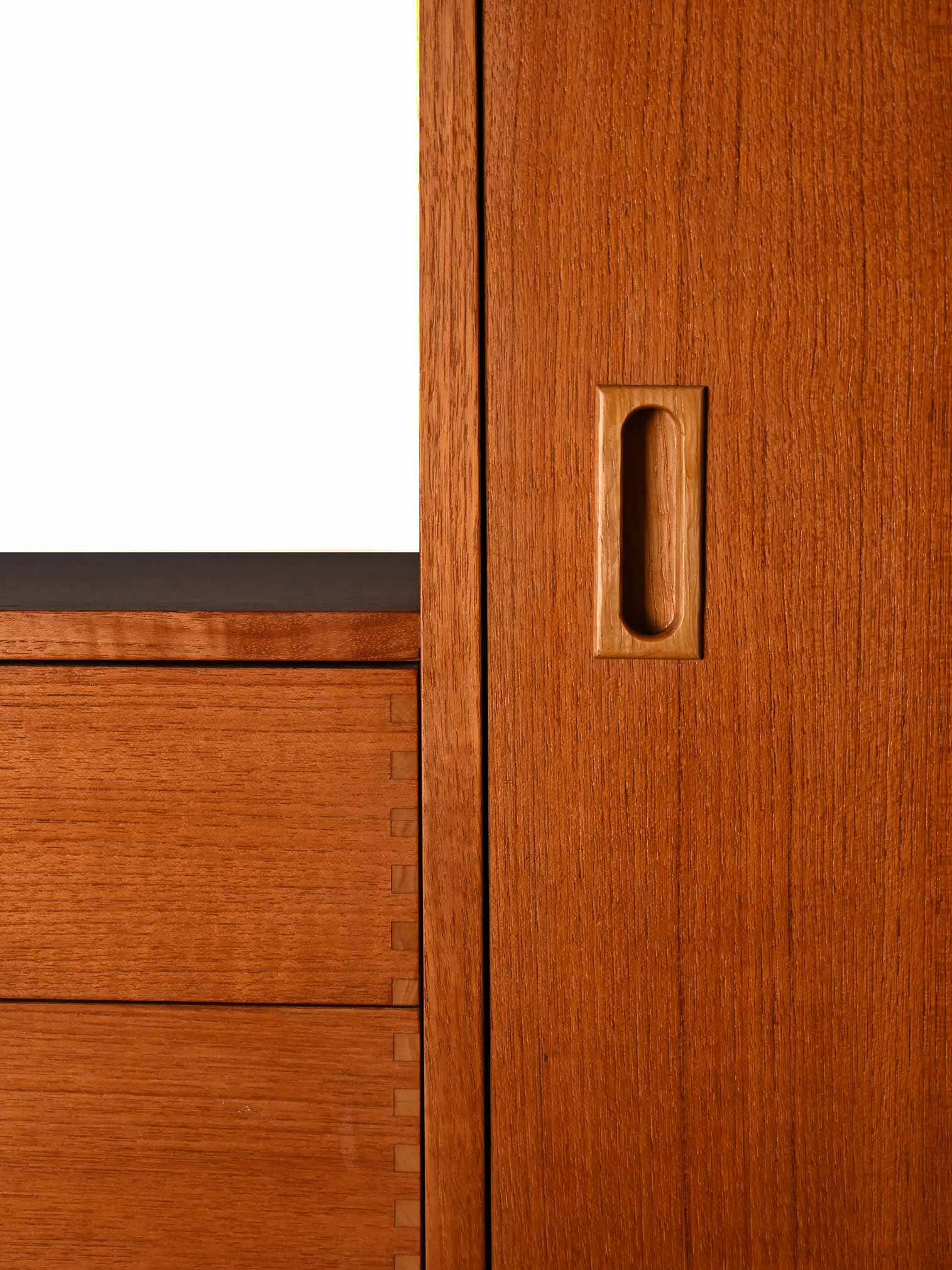 Credenza-Libreria vintage teak-f Credenza-Libreria vintage in teak-f