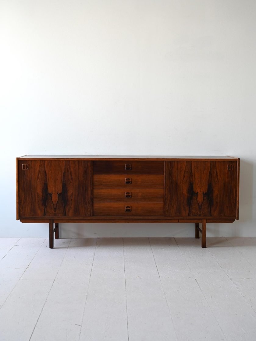Sideboard scandinavo in palissandro-b