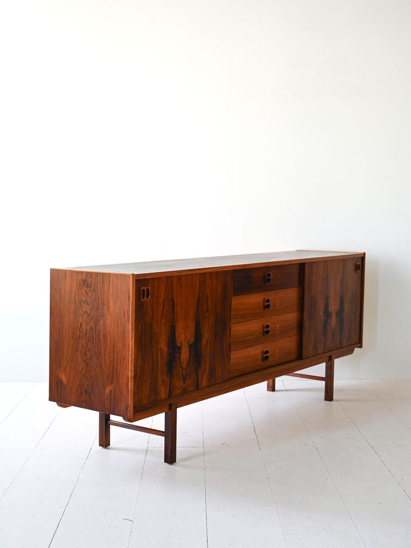 Sideboard scandinavo in palissandro-e