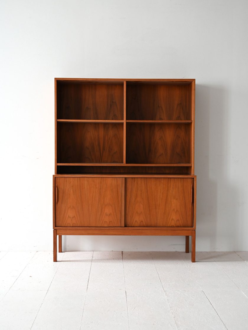 Libreria scandinava anni '50/'60 in teak-b