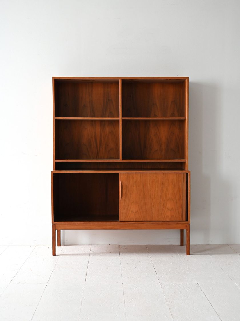 Libreria scandinava anni '50/'60 in teak-c