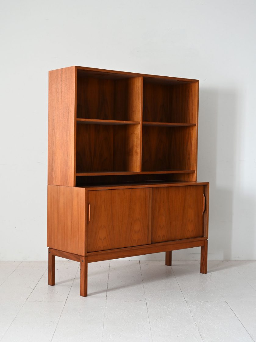 Libreria scandinava anni '50/'60 in teak-e