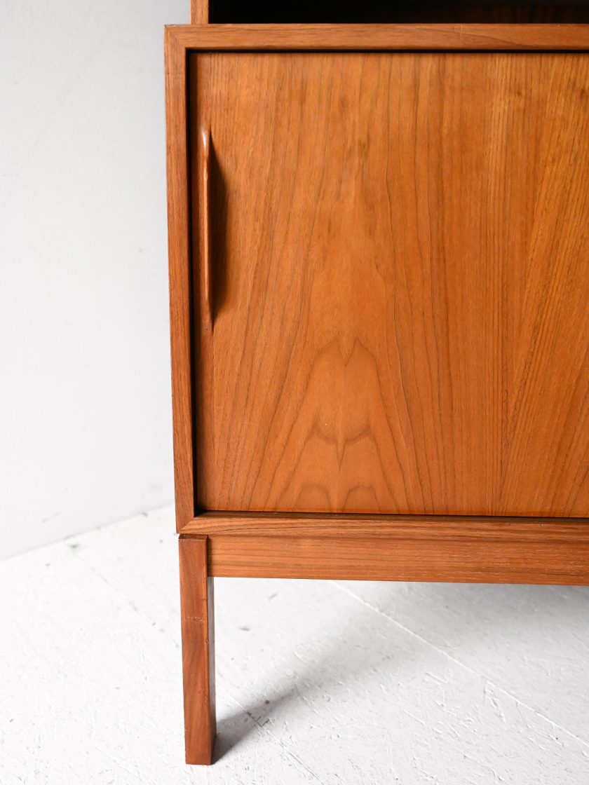 Libreria scandinava anni '50/'60 in teak-h