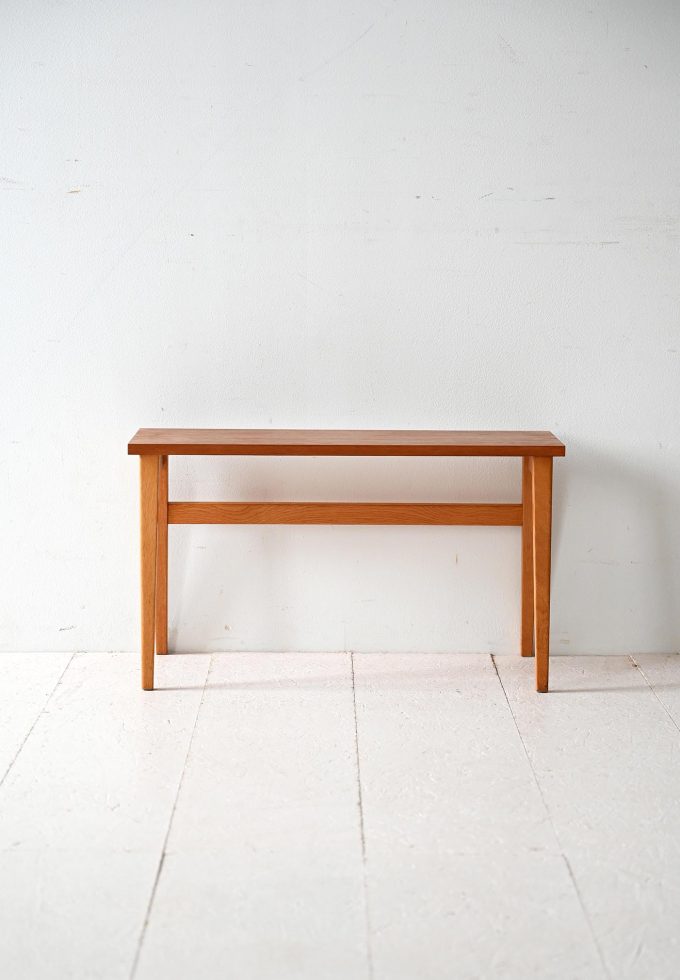 Panca svedese vintage in teak anni '50-'60-b