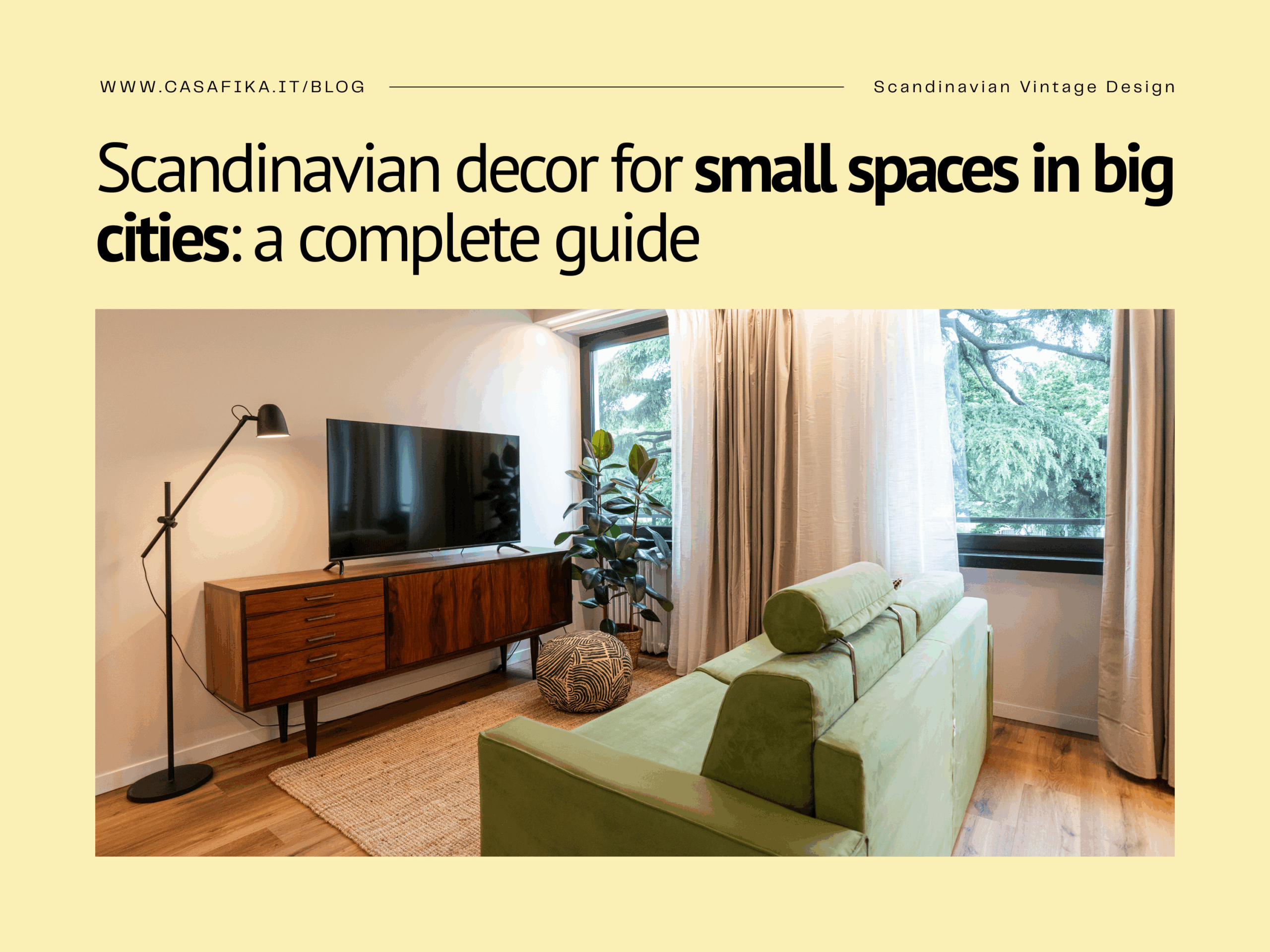 Scandinavian furniture for small spaces