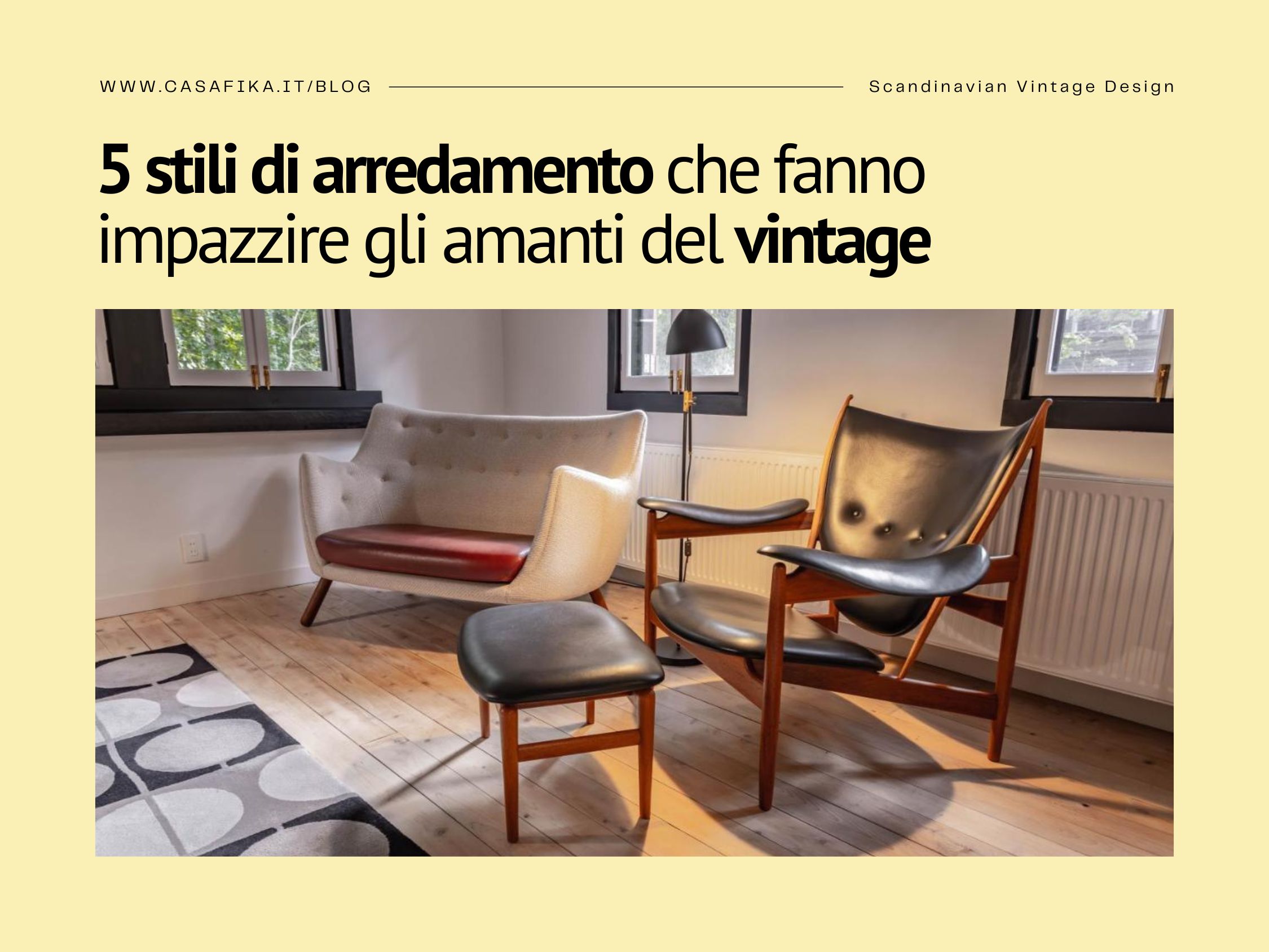 5 idee di arredamento vintage