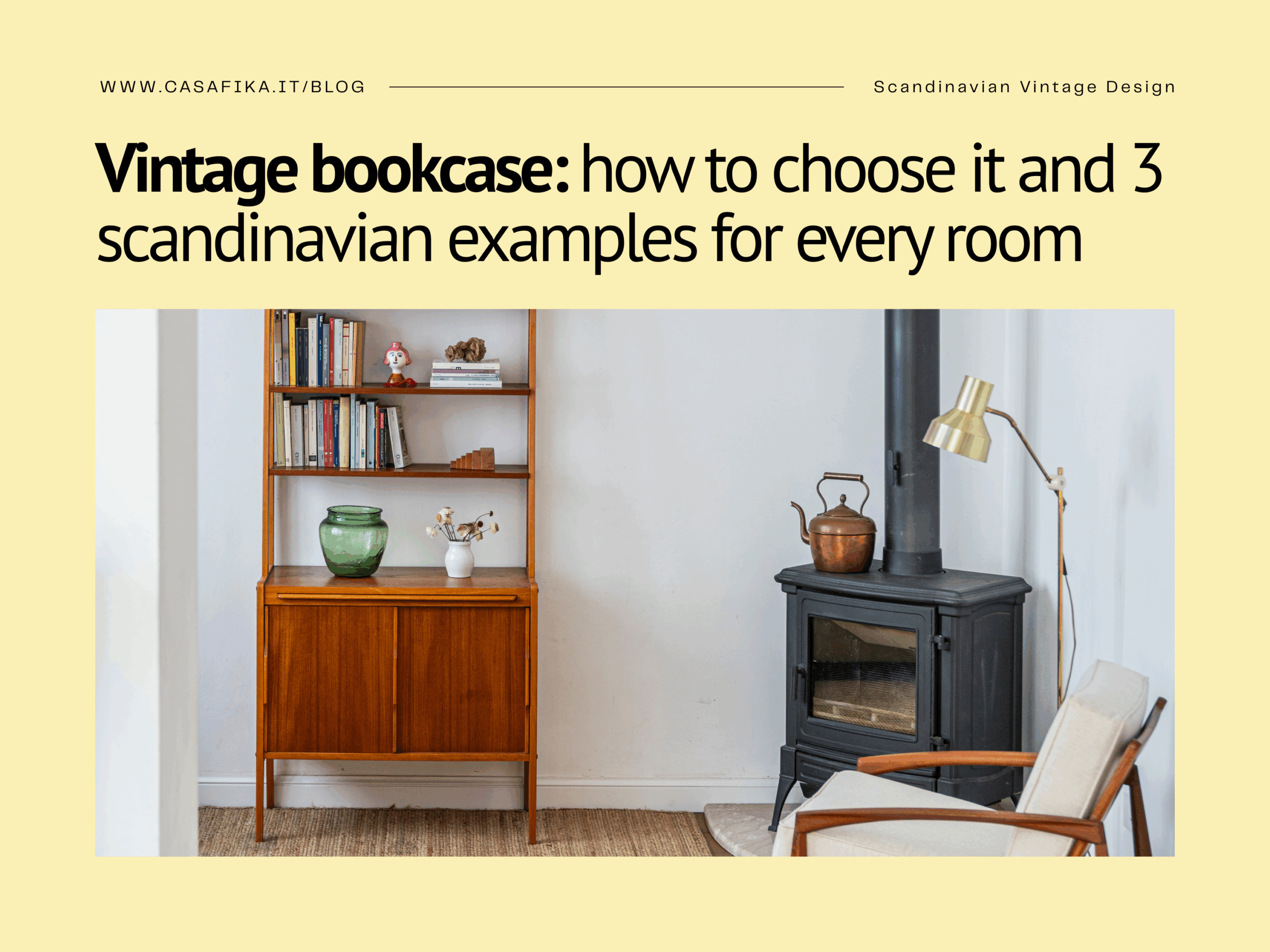 Vintage bookcase