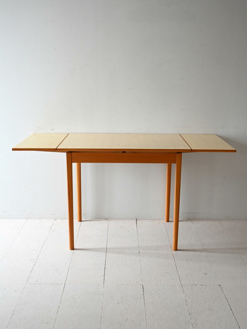 Tavolo vintage scandinavo in formica anni ’50-b