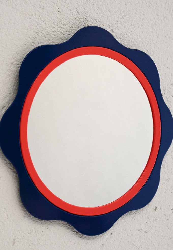Finnish vintage mirror Mäkisen Kuvastin MK-298-b