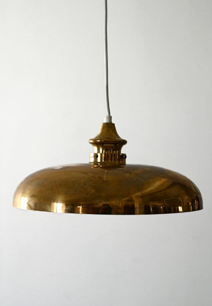 Lampadario in ottone di Hans-Agne Jakobsson per Markaryd-a