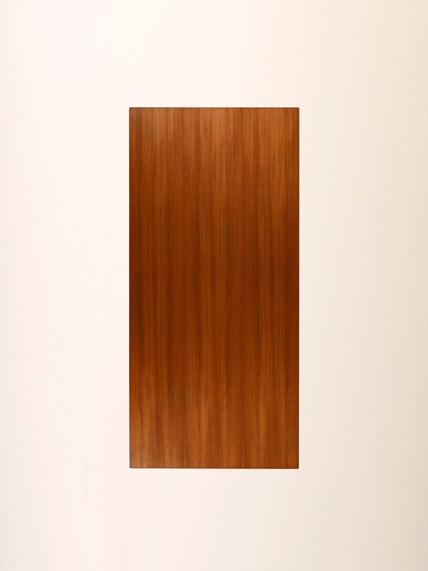 Scrivania scandinava vintage in teak anni ’60-g