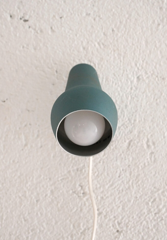 Applique scandinava anni '50/'60 azzurra-a