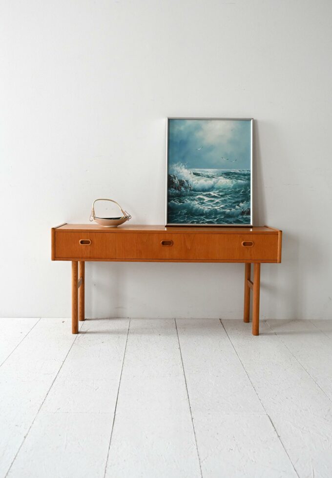 Scandinavian 1960s oak-a hallway cabinet