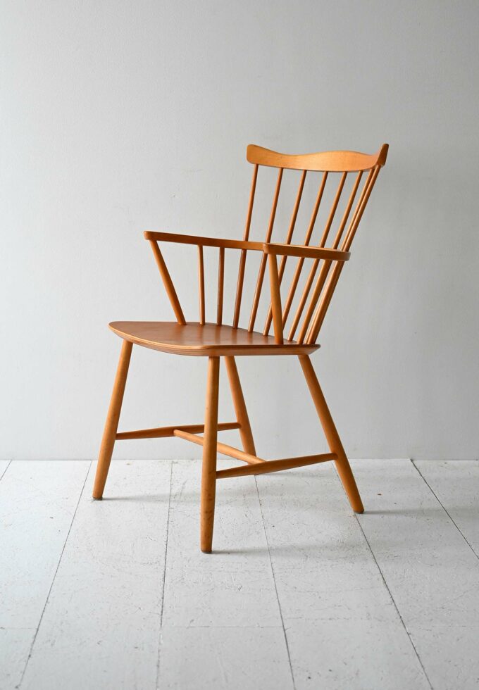 Sedia originale J52B di Børge Mogensen-a