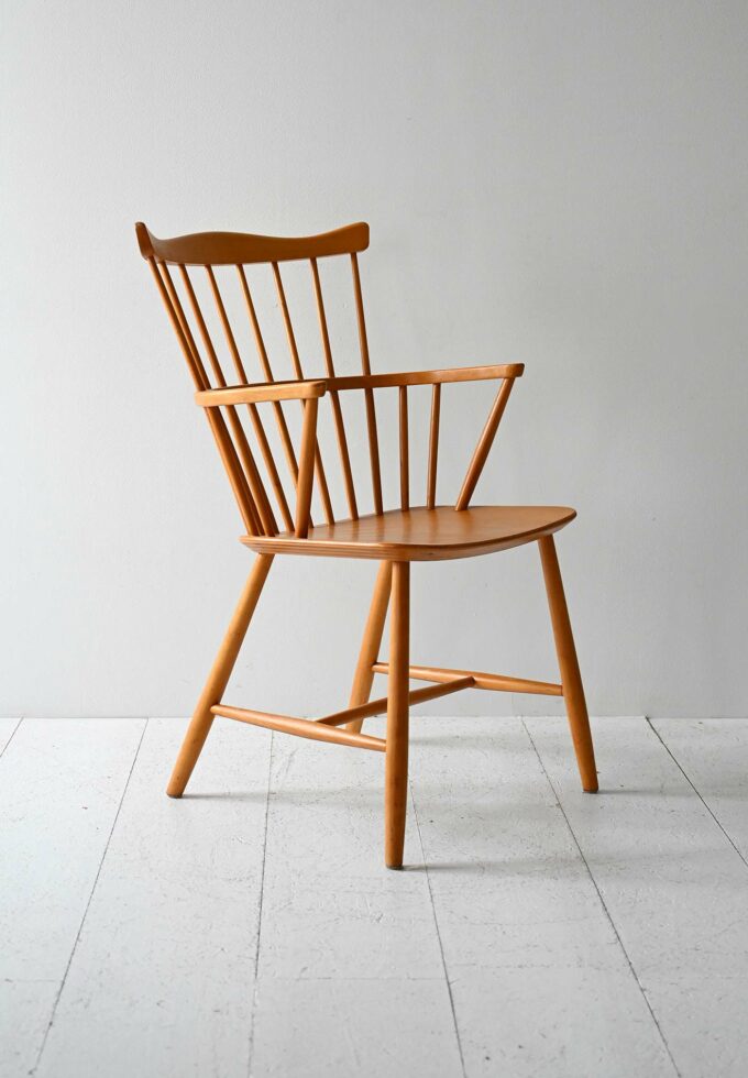 Sedia originale J52B di Børge Mogensen-b
