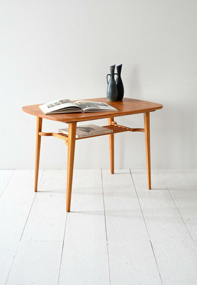 Scandinavian 1960s coffee table in ash-a