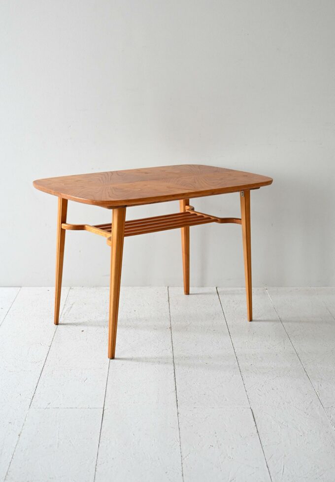 Scandinavian 1960s coffee table in ash-b