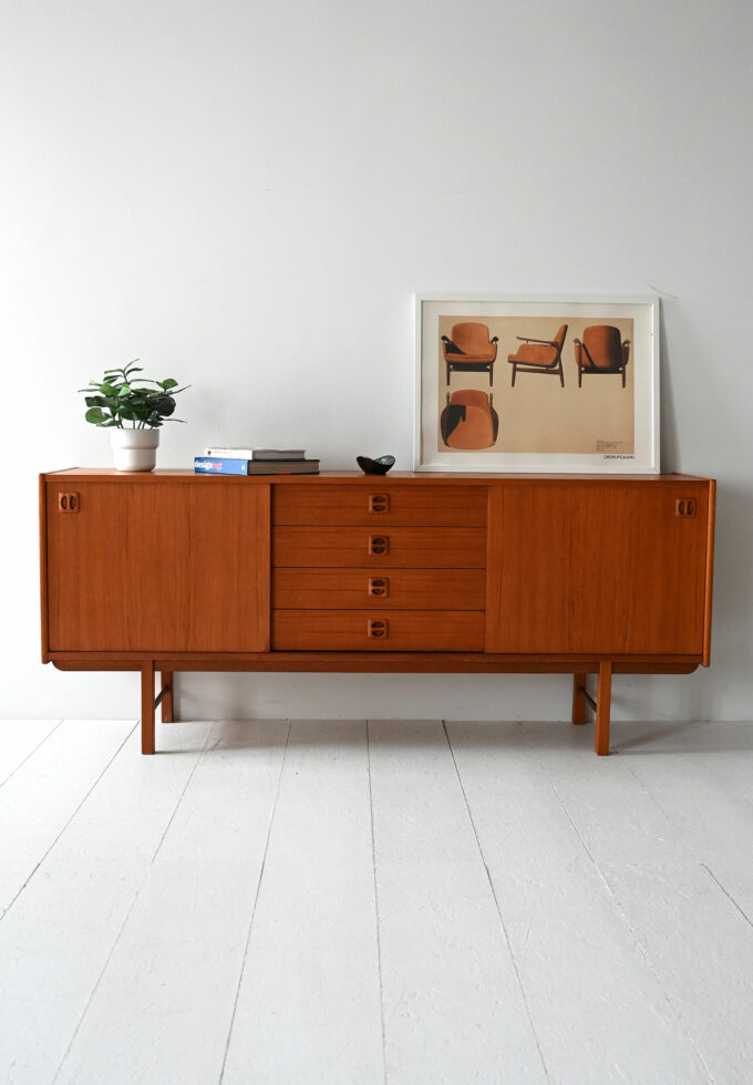 Scandinavian vintage sideboard IKEA Klippan Korsør 1960s-a