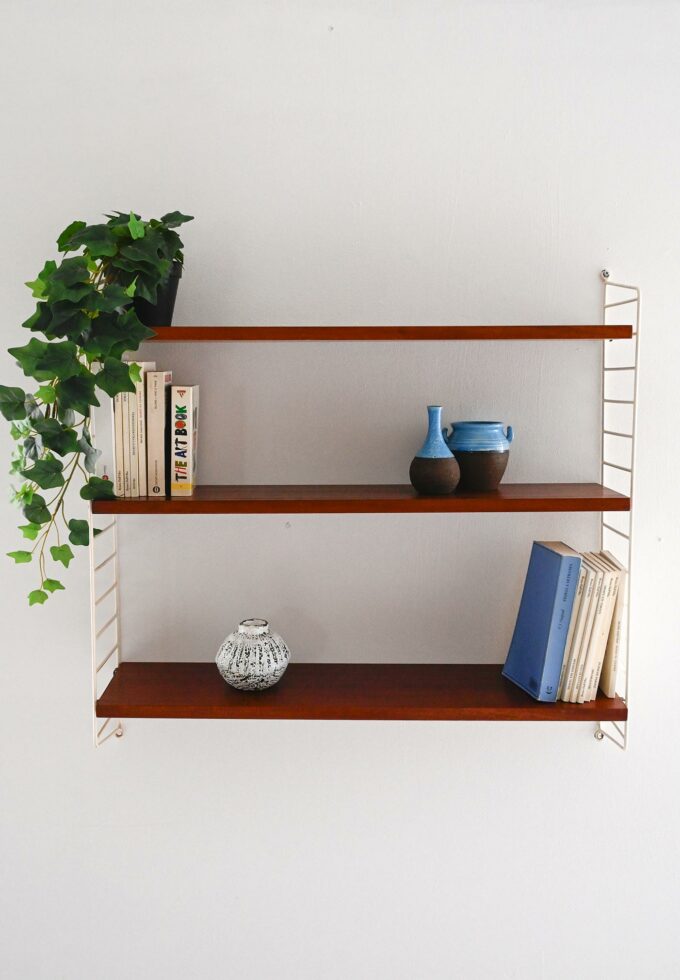 Hylla shelf Scandinavian vintage mahogany-a