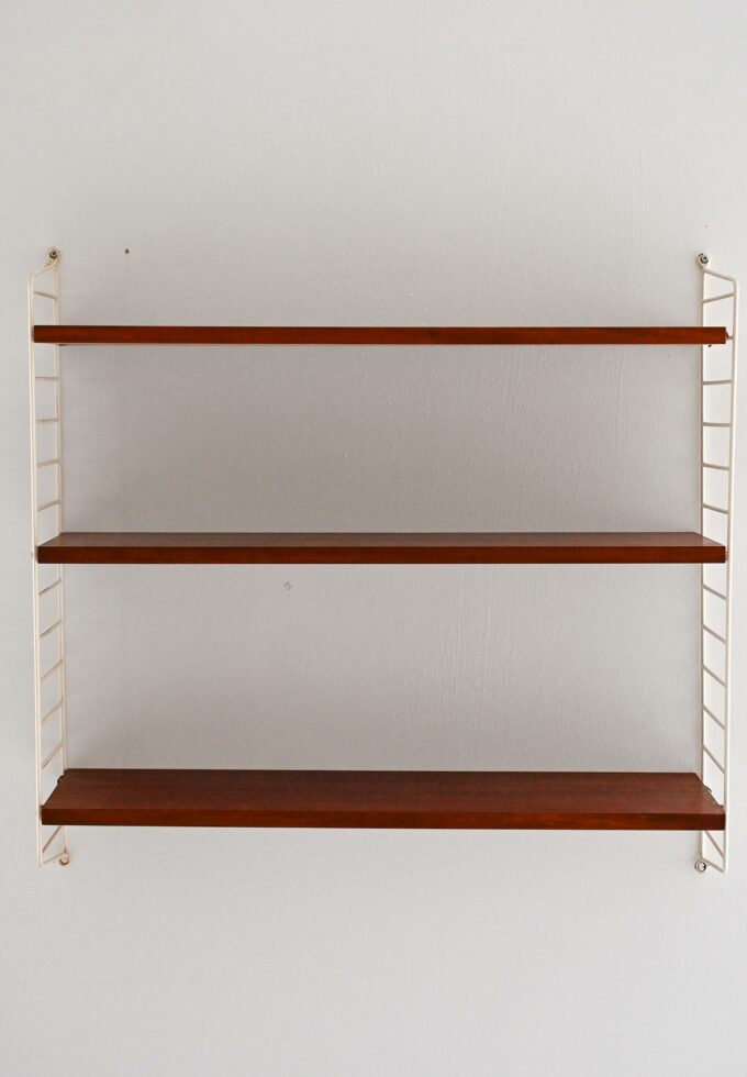 Hylla shelf Scandinavian vintage mahogany-b