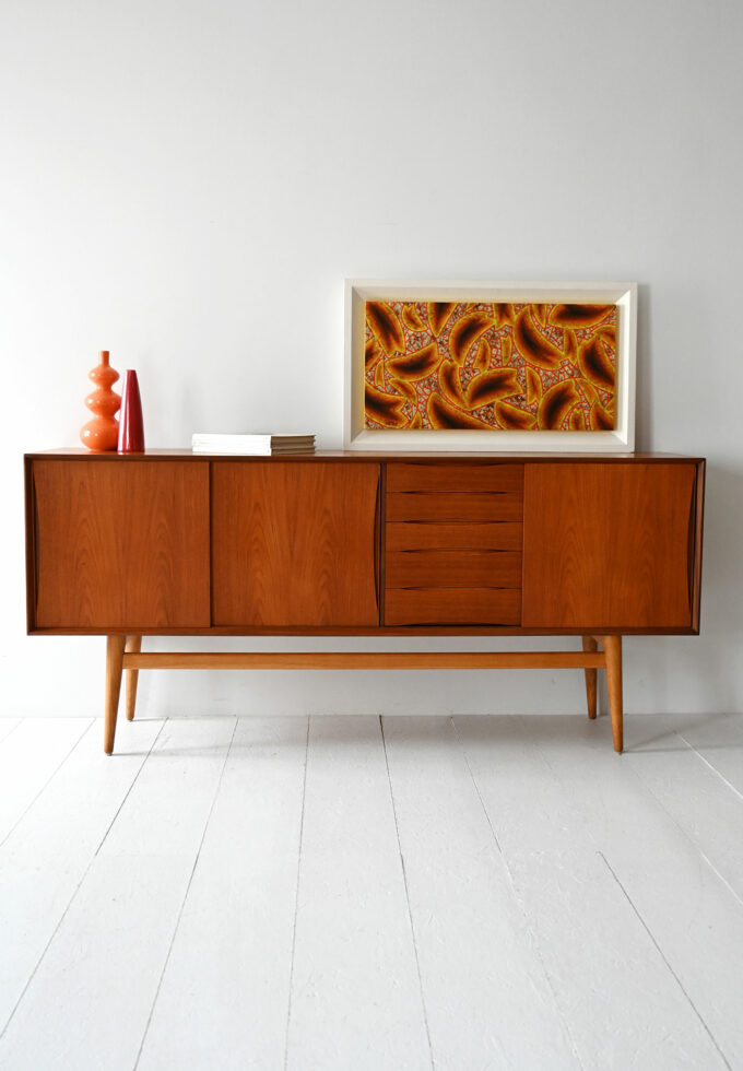 Scandinavian vintage teak sideboard 1960s-a
