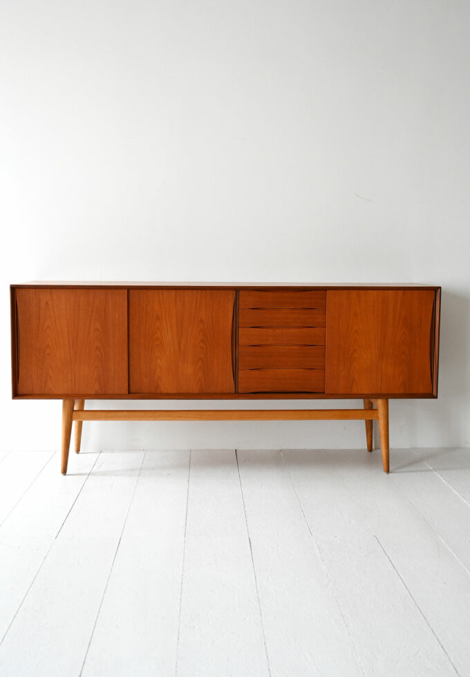 Scandinavian vintage teak sideboard 1960s-b