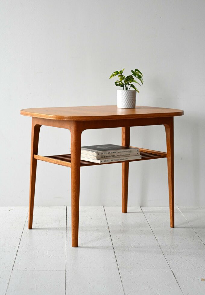 Scandinavian 60s oak-a living room coffee table