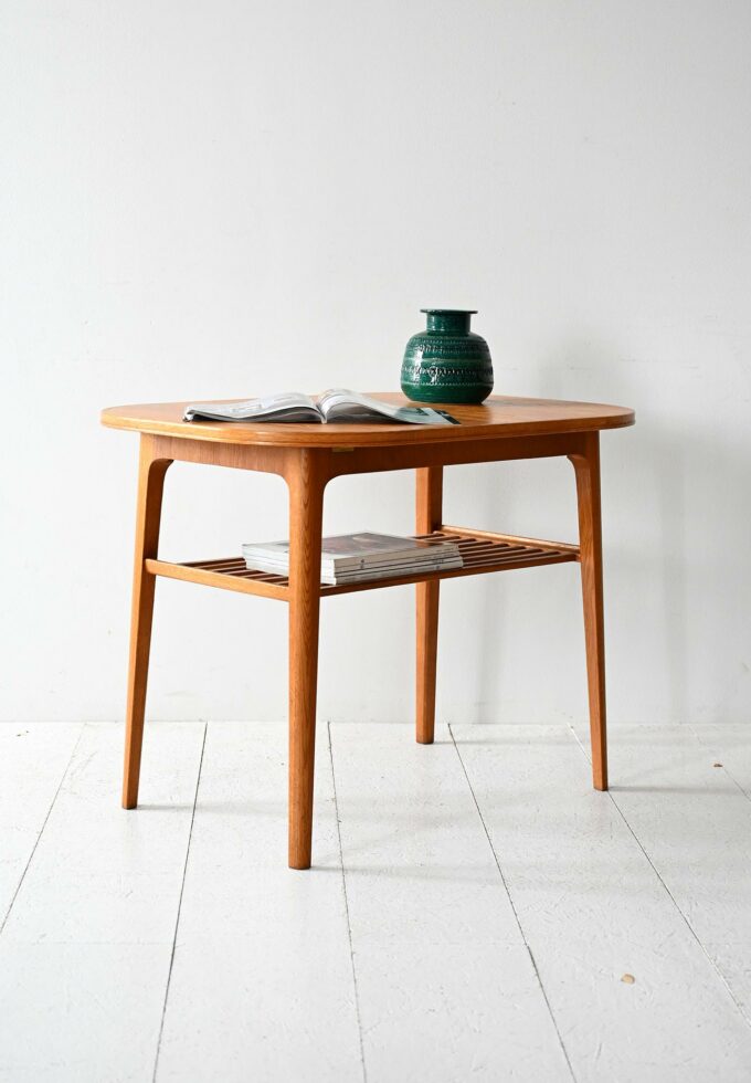 Scandinavian 60s oak-a living room coffee table